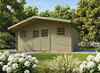 SOLID - Abri de jardin Montreux en bois autoclave - Intérieur : 23,46 m² - L.524xH.253,3xP.575cm - vignette