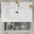 PLANETE BAIN - Meuble salle de bain 70 cm - Plan vasque Solid surface - Beige cachemire mat - A suspendre - Karaib 2 - vignette