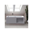 PLANETE BAIN - Baignoire îlot design 170x80 cm - avec rangement intégré - Acrylic Lucite® - vignette