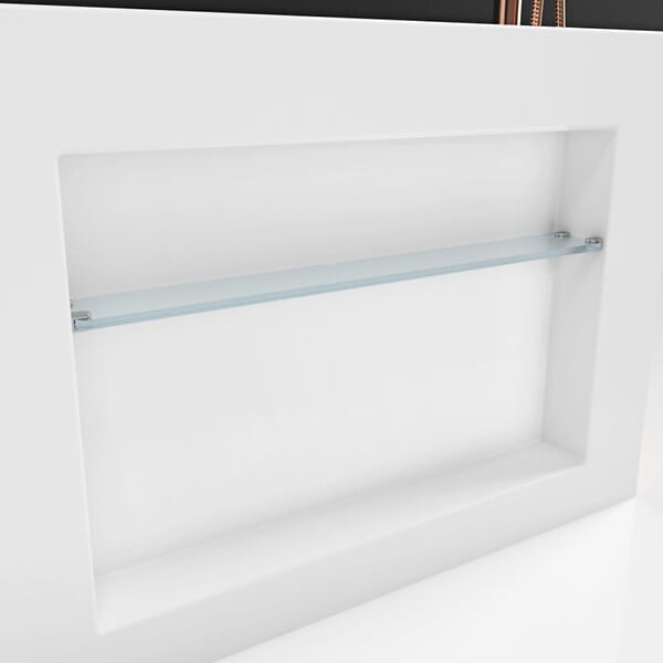 PLANETE BAIN - Baignoire îlot design 170x80 cm - avec rangement intégré - Acrylic Lucite® - large