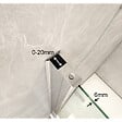 PLANETE BAIN - Pare-baignoire fixe avec volet pivotant design 120 x 140 cm aluminium poli verre 6 mm anticalcaire - vignette