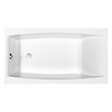 CERSANIT - Baignoire rectangulaire 160x75 cm VIRGO encastrable en acrylique + tablier central - vignette