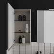 PLANETE BAIN - Armoire de salle de bain 40x80 laqué blanc brillant à suspendre - vignette