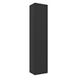 PLANETE BAIN - Meuble colonne de salle de bain H 140 cm coloris noir mat à suspendre - KARAIB - vignette