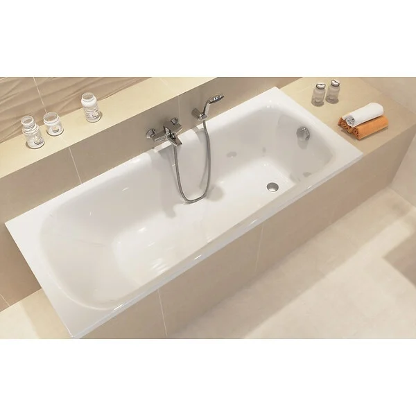 CERSANIT - Baignoire rectangulaire gain de place 150x70 cm NAO encastrable (SANS TABLIER) - large