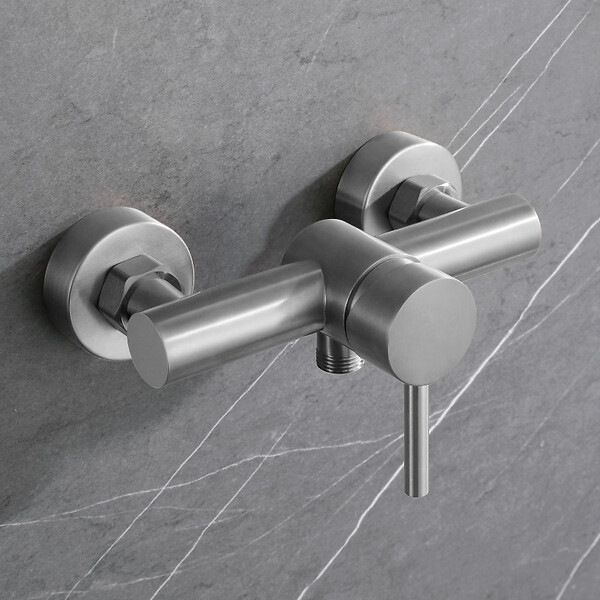PLANETE BAIN - Mitigeur de douche mécanique inox brossé - Alois - large