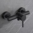 PLANETE BAIN - Mitigeur de douche mécanique inox noir mat - Alois - vignette