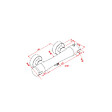 PLANETE BAIN - Mitigeur douche thermostatique chromé Crafter - vignette