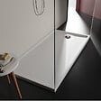 PLANETE BAIN - Receveur extra plat 80x160 en solid surface Tango - vignette