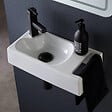 PLANETE BAIN - Lave mains suspendu avec porte serviette Dallas - vignette