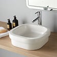PLANETE BAIN - Vasque semi encastrable ou à poser blanche - Samoa - vignette