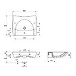 PLANETE BAIN - Lavabo ergonomique PMR 66 cm - vignette