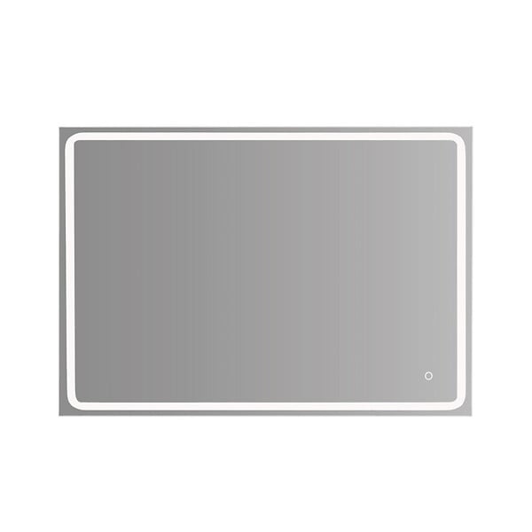 PLANETE BAIN - Miroir Salle de Bain - 100x80 cm - Rectangulaire - avec Éclairage Led - MIA - large