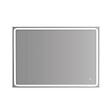 PLANETE BAIN - Miroir Salle de Bain - 100x80 cm - Rectangulaire - avec Éclairage Led - MIA - vignette