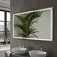 PLANETE BAIN - Miroir Salle de Bain - 140x80 cm - Rectangulaire - avec Éclairage Led - MIA - vignette