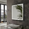 PLANETE BAIN - Miroir Salle de Bain - 70x80 cm - Rectangulaire - avec Éclairage Led - MIA - vignette