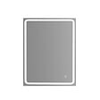 PLANETE BAIN - Miroir Salle de Bain - 70x80 cm - Rectangulaire - avec Éclairage Led - MIA - vignette