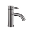 PLANETE BAIN - Mitigeur lavabo inox brossé gun metal avec bonde H 17.2 cm- Alois - vignette