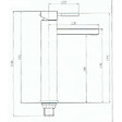 PLANETE BAIN - Mitigeur lavabo chromé avec bonde H 19 cm - Paulina - vignette