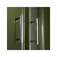 PLANETE BAIN - Porte de douche coulissante accès d'angle circulaire 90x90x190 cm radius 550mm aluminium chromé verre securit 6 mm - Philippe - vignette
