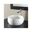 PLANETE BAIN - Vasque à poser forme bol en porcelaine blanche - vignette