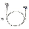 WC CLEAN - Kit douchette WC Curve hygiène intime en laiton chromé - vignette