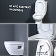 PLANETE BAIN - ABATTANT SAV POUR WC MAGNETIQUE - vignette