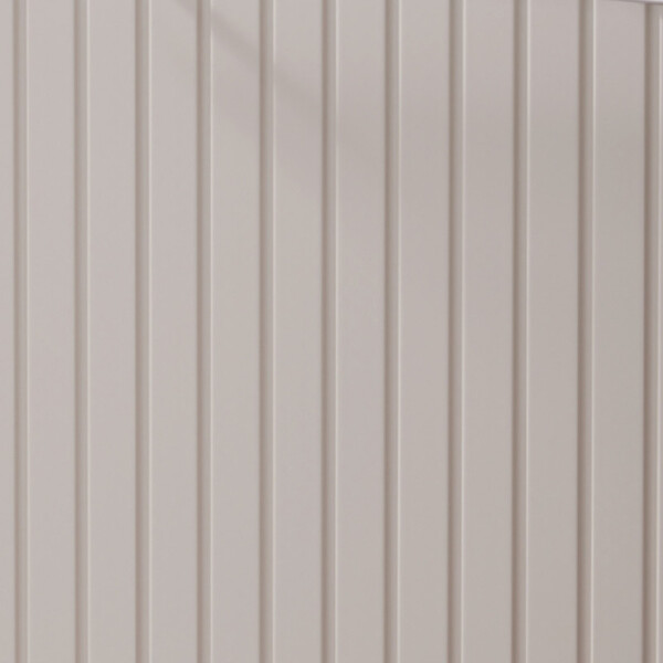 PLANETE BAIN - Meuble lave-mains Strié Beige cachemire pour robinet à gauche Solo - large