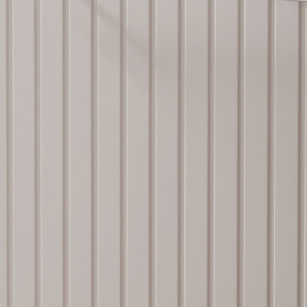PLANETE BAIN - Meuble lave-mains Strié Beige cachemire avec porte serviette intégré pour Robinet à droite Solo - large