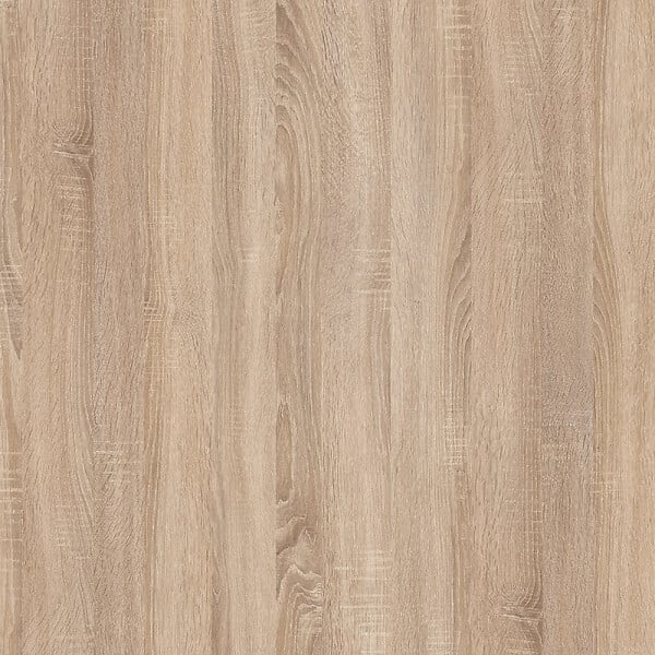 PLANETE BAIN - Meuble lave-mains finition bois oak avec mitigeur noir et poignée noire - large