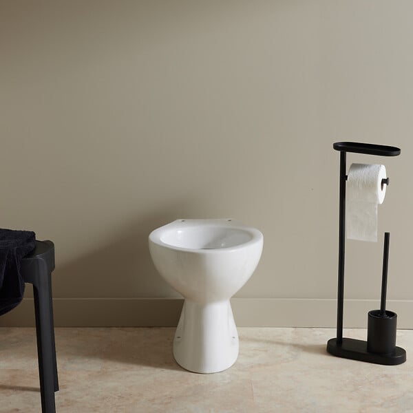 PLANETE BAIN - Cuvette WC à alimentation indépendante sortie verticale Atlas - large