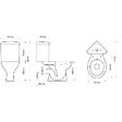 PLANETE BAIN - Pack wc à poser d'angle - sortie horizontale - Clayton - vignette