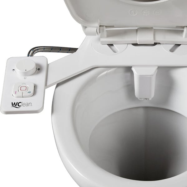 WC CLEAN - Kit bidet douchette slim pour abattant 'jet' coloris blanc. - large