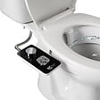 WC CLEAN - Kit bidet douchette slim pour abattant 'jet' coloris noir - vignette