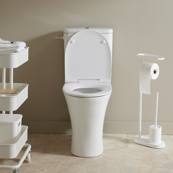 PLANETE BAIN - Pack WC surélevé gain de place sans bride sortie horizontale - Shani - large