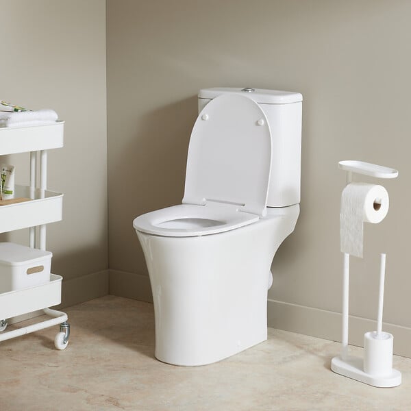 PLANETE BAIN - Pack WC surélevé gain de place sans bride sortie horizontale - Shani - large