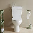 PLANETE BAIN - WC à poser avec lave-mains intégré sans bride sortie horizontale - Manila duo - vignette