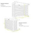 DECOCLIM - Cache unité extérieure en aluminium blanc XXL - DECOCLIM - vignette