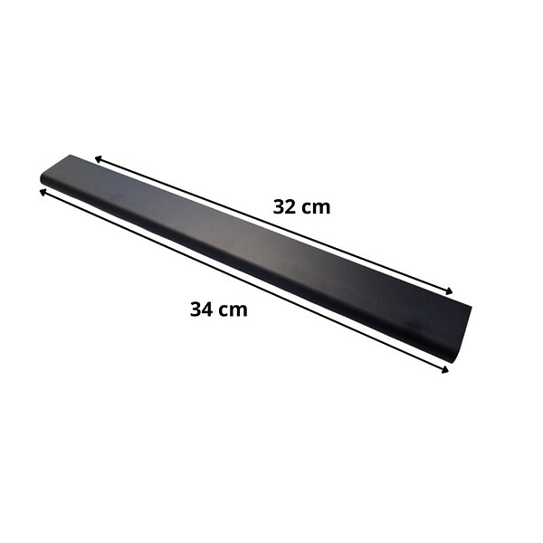 PLANETE BAIN - Poignée noire 34 cm pour meuble lave-mains - entraxe 32 cm - Austral - large
