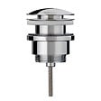 WIRQUIN - Bonde universelle laiton chromé pour lavabo vasque avec ou sans trop plein - 1'1/4 - Wirquin - vignette