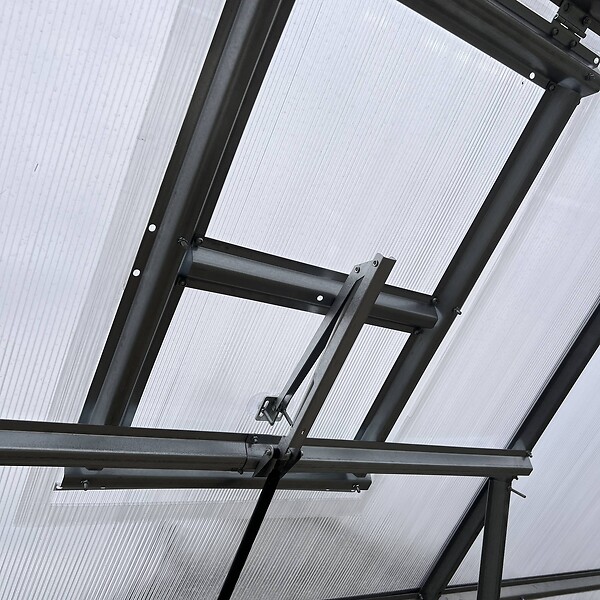 KLASIKA GREENHOUSES - Fenêtre de toit serre KLASIKA DROP 48 x 69 cm, ouvre-fenêtre automatique inclus - large