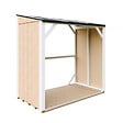 TIMBELA - Abri à bûches - 220x120xH220 cm / 2,54 m² - Capacité ~4,4 m³ - TIMBELA M984-HARVEST HONEY - vignette