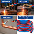 HUGGY TUYAUX - Tuyau de soudure oxygène/acétylène Ø 6.3 mm - Longueur 20 mètres - vignette