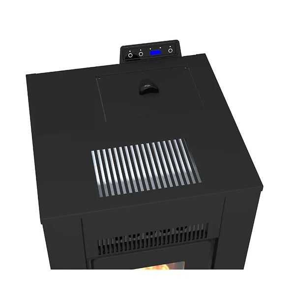 LVZ - Pack Poêle à granules étanche LVZ ALEXA 9 + Kit Conduit sortie Ventouse - - large