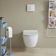 SIAMP - Pack WC Suspendu Bâti-support Universel Siamp avec Cuvette Sans Bride Ceres - vignette