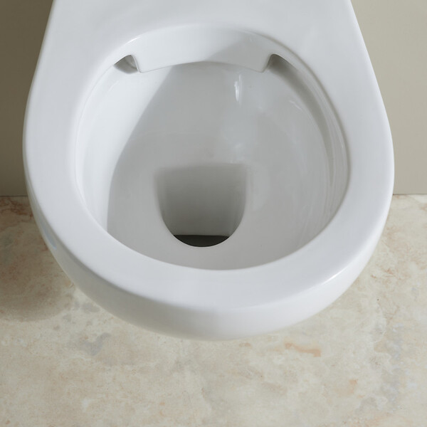 SIAMP - Pack WC Suspendu NF Bâti-support Universel Siamp avec Cuvette Sans Bride Geo - large