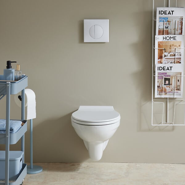 SIAMP - Pack WC Suspendu Bâti-support Universel Siamp avec Cuvette Sans Bride Erina - large