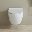 PLANETE BAIN - Cuvette suspendue sans bride avec abattant slim - Ceres - vignette