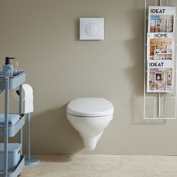 SIAMP - Pack WC Suspendu NF Bâti-support Universel Siamp avec Cuvette - large