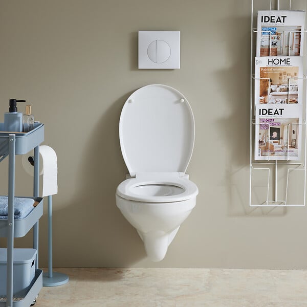 SIAMP - Pack WC Suspendu NF Bâti-support Universel Siamp avec Cuvette - large